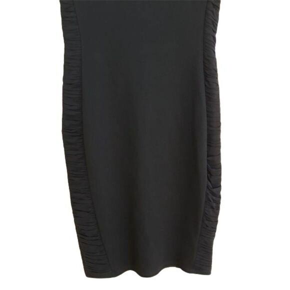 Bailey 44 Thrill Ride Dress Bodycon Halter Mesh Gathered Ruched Crisscross Sz S - Picture 11 of 15